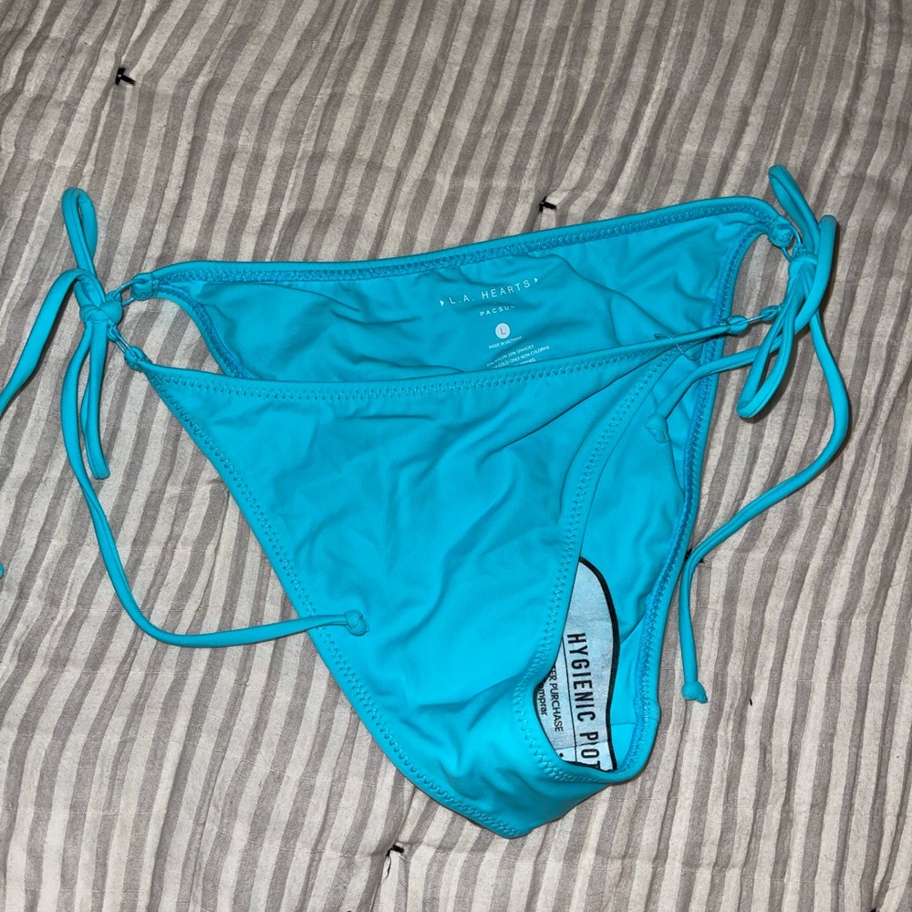 Brand new blue bikini bottoms